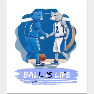 Ball is Life: A Dynamic Element Design for Sports lovers Posters and Art